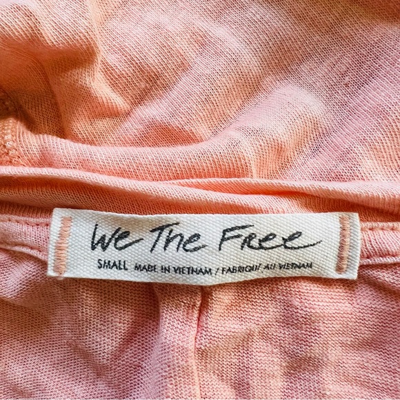 Free People We the Free Under the Sun Linen T-Shirt Size Small - Picture 6 of 10